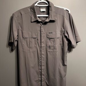 Columbia Men's Charcoal Button Down Shirt